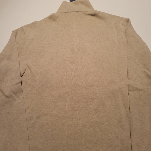 Polo Ralph Lauren Luxury Jersey Quarter-Zip Tan - Picture 9 of 16